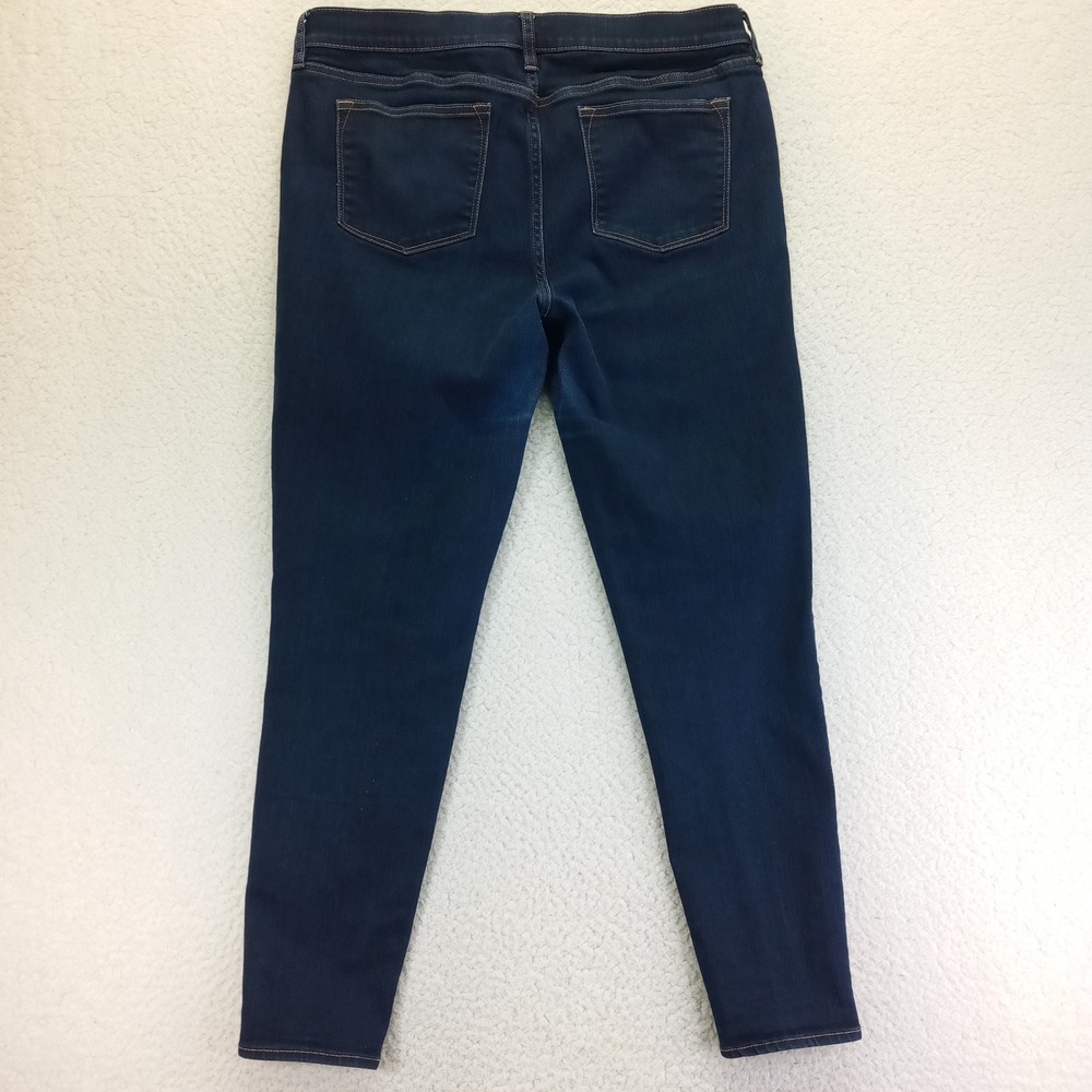 J.Crew Toothpick Skinny Jeans Dark Indigo Stretch Denim Size 32/30 E0823 Mens - Picture 2 of 10